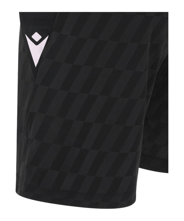 Macron UD Almeria Short 3rd 2025/2026 Schwarz - schwarz