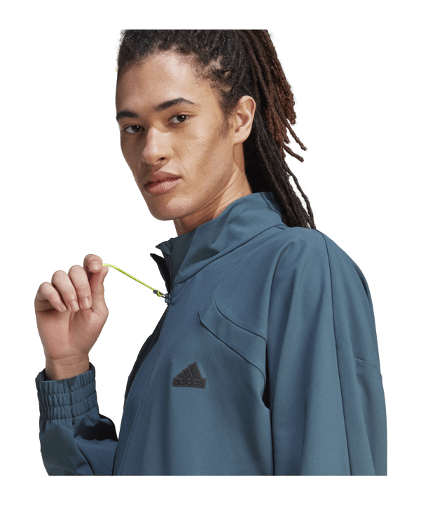 adidas City Escape Tracktop Jacke Türkis - tuerkis