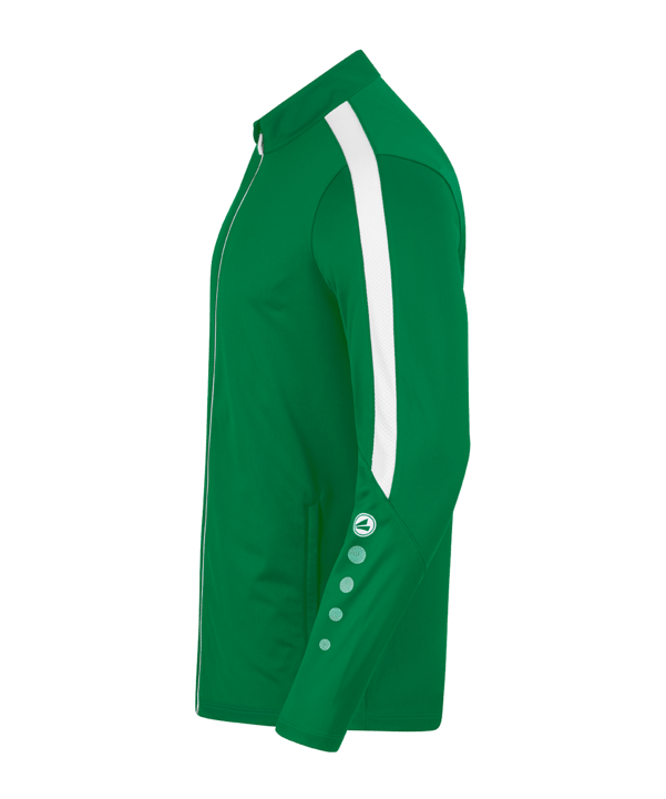 JAKO Power Polyesterjacke Kids Grün Weiss F200 - gruen