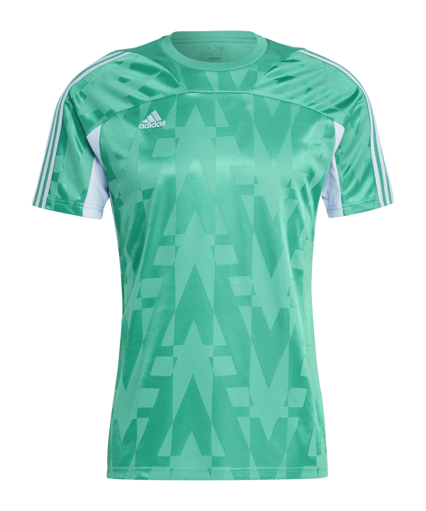 adidas Tiro Trikot Grau Blau - gruen