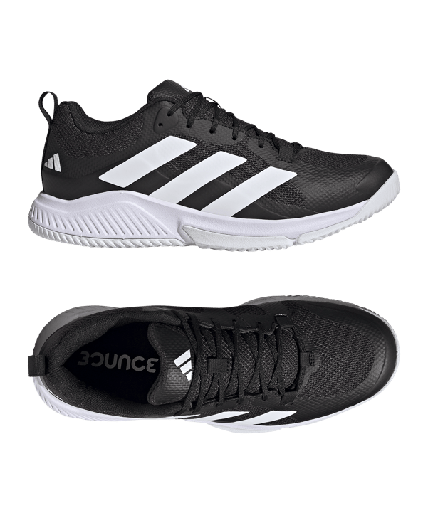 adidas Court Team Bounce 2.0 Schwarz Weiss - schwarz