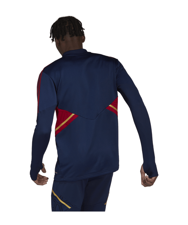 adidas Ajax Amsterdam HalfZip Sweatshirt Blau - blau