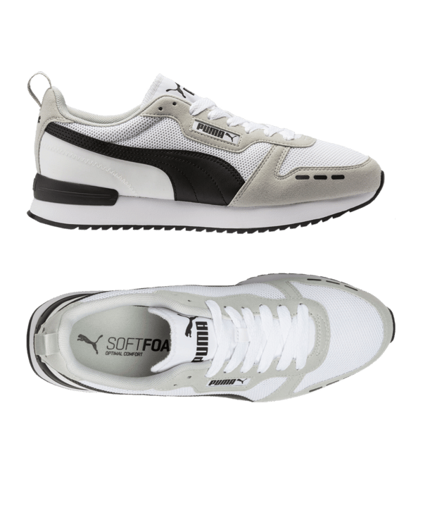 PUMA R78 Weiss Grau Lila F02 - weiss