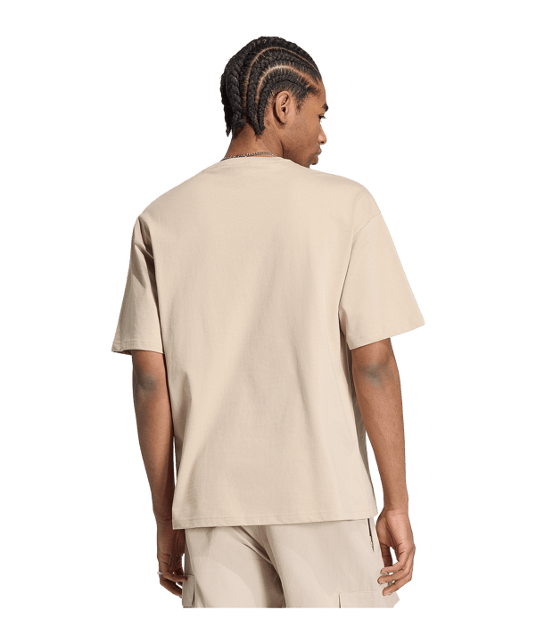 adidas Originals Trefoil Essentials Loose T-shirt Beige - beige