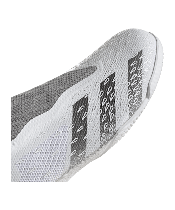 adidas Predator FREAK.3 LL IN White Spark Weiss Grau Rot - weiss