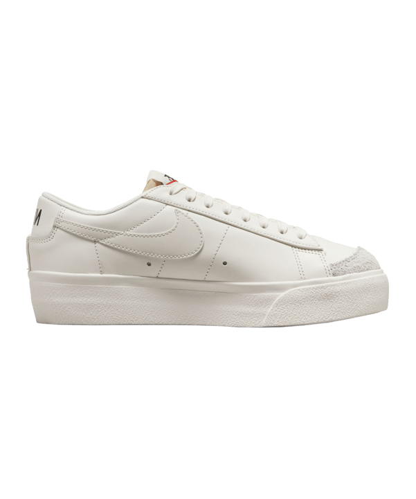 Nike Blazer Low Platform Damen Weiss Grau F105 - weiss