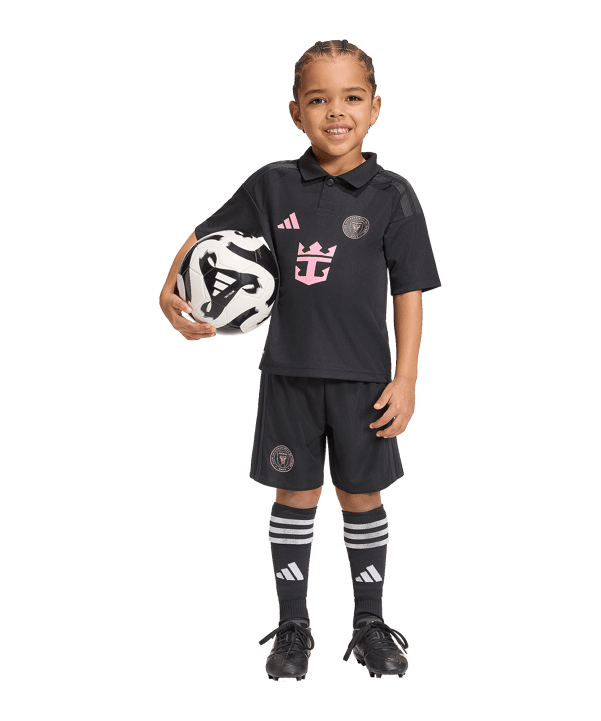 adidas Inter Miami Minikit Trikot Set Away 2026/2027 Kids Schwarz - schwarz