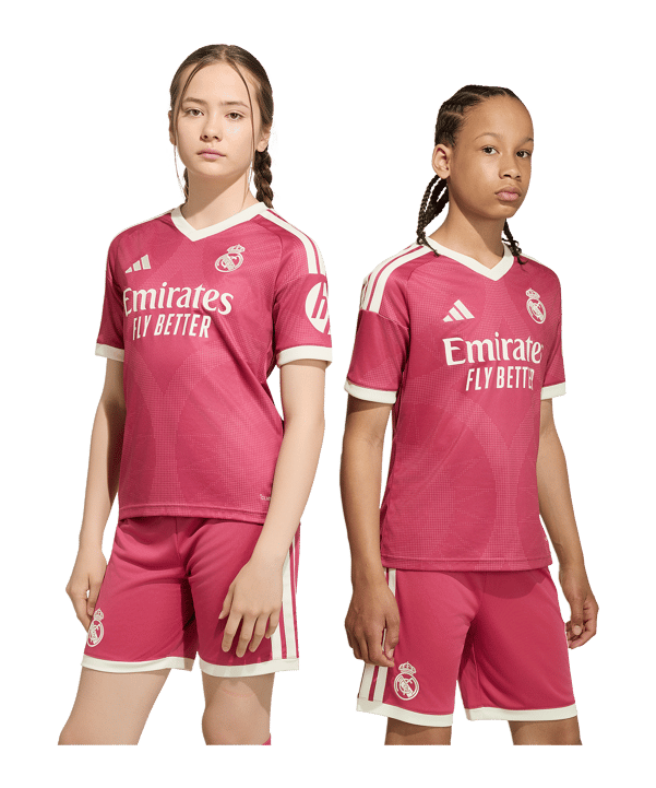 adidas Real Madrid Maillot 3rd 2026/2027 Enfants Rose - rose