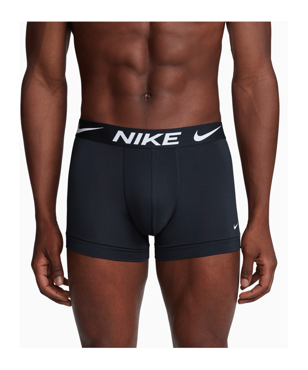 Nike Dri-Fit Micro Trunk Boxershort 3er Pack FUB1 - schwarz