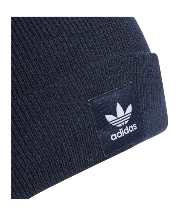 adidas Originals Adicolor Cuff Mütze Blau - blau