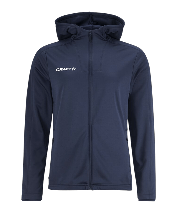 Craft Evolve 2.0 Brushed Jas met capuchon Dames Blauw - blauw