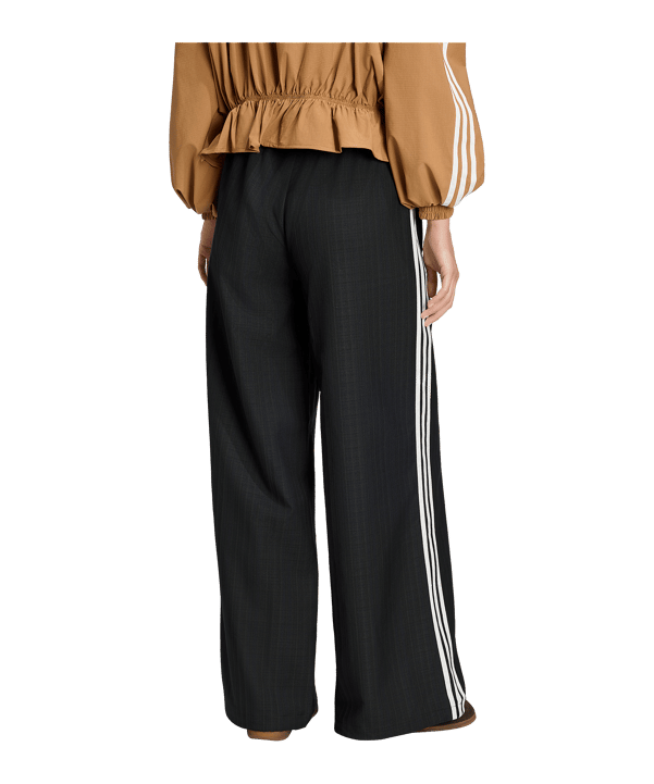 adidas Originals Loose Check Track Hose Damen Schwarz - schwarz