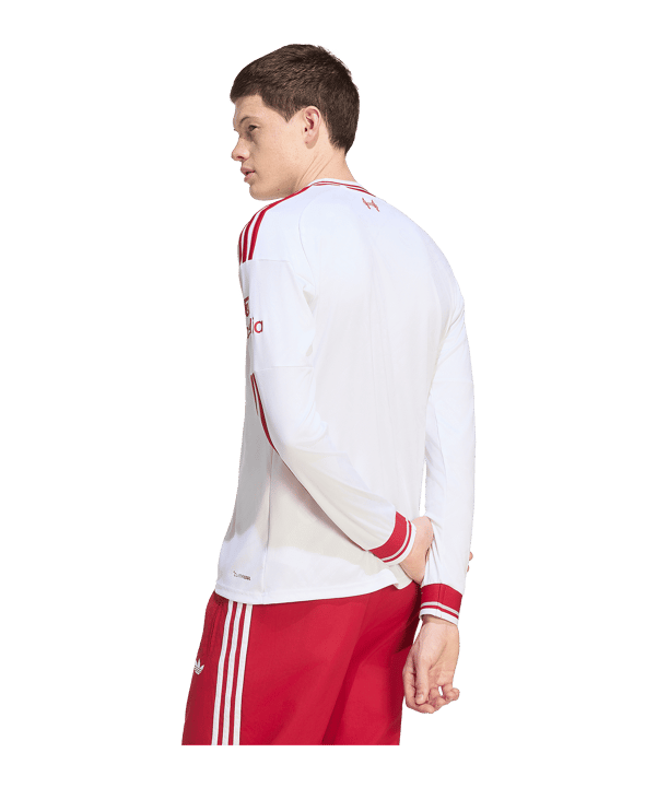 adidas FC Liverpool Trikot Langarm Away 2026/2027 Weiß - weiss