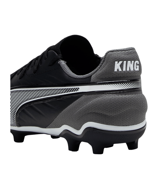 PUMA KING Match FG/AG Eclipse Jr Kids Schwarz Weiss F01 - schwarz