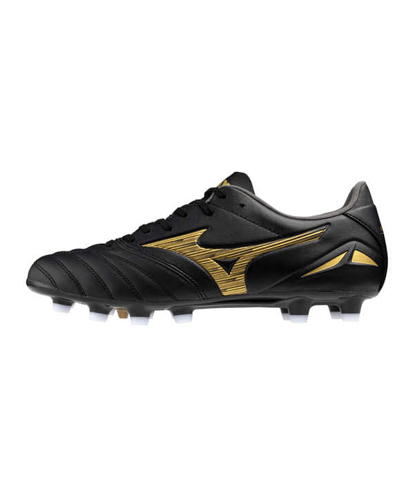 Mizuno Morelia Neo IV Pro FG Aurum Schwarz Gold F50 - schwarz