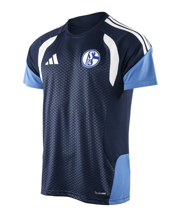 adidas FC Schalke 04 Team Trainingsshirt Blau - blau