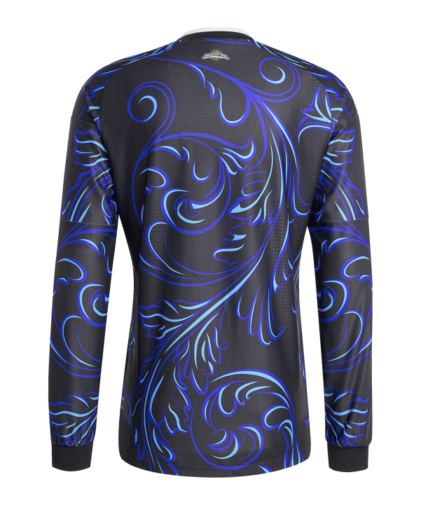 adidas AFA Argentinien Authentic Trikot Langarm Away WM 2026 Schwarz - schwarz