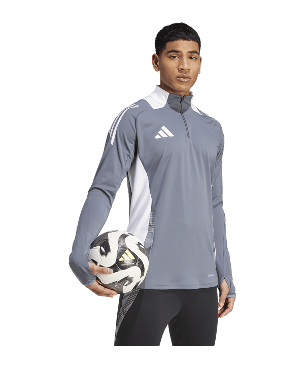 adidas Tiro 24 Competition Trainingstop Grau Weiss - grau
