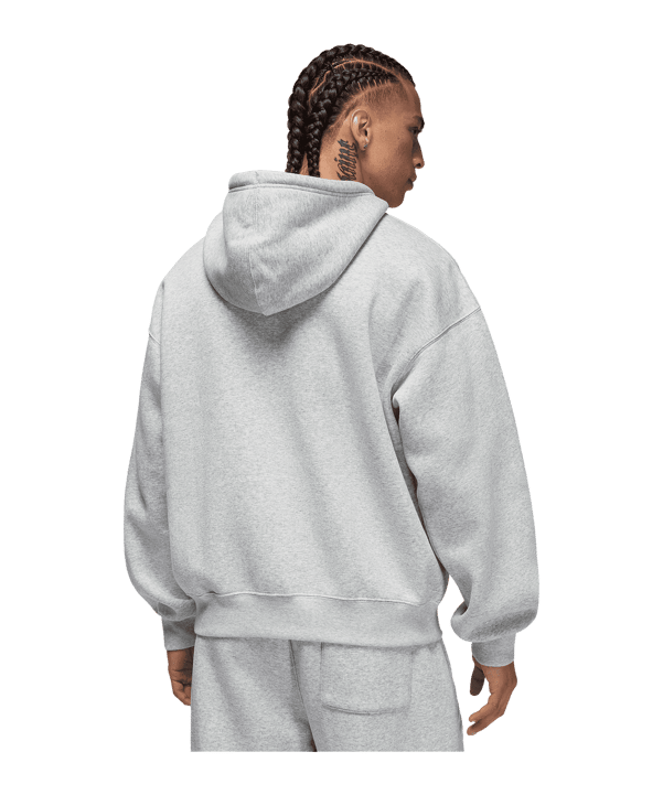 Jordan Brooklyn Oversized Kapuzenjacke Grau F050 - grau
