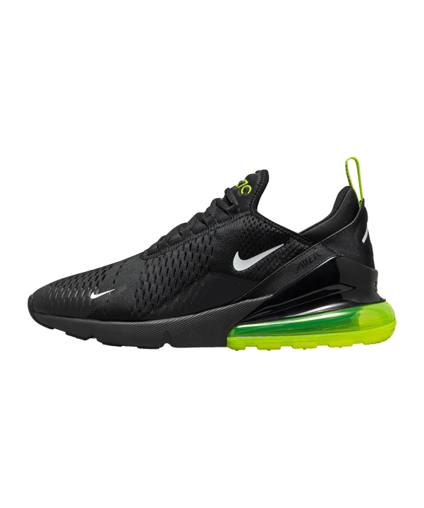 Nike Air Max 270 ESS Schwarz Gelb Silber F001 - schwarz