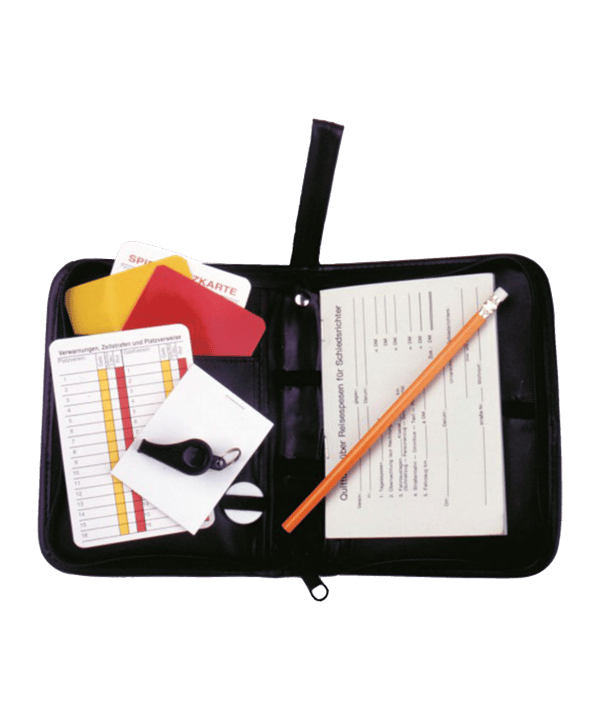 Cawila Schiedsrichtermappe Schwarz - schwarz