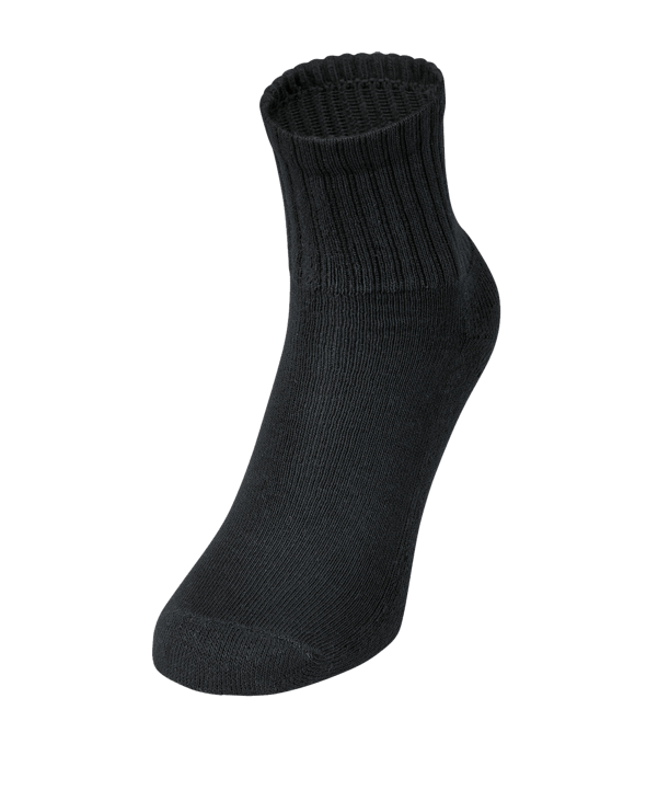 JAKO Sportsocken kurz 3er Pack Schwarz F08 - schwarz