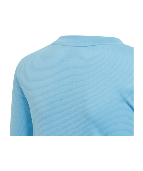 adidas Team Base Top langarm Kids Hellblau - blau