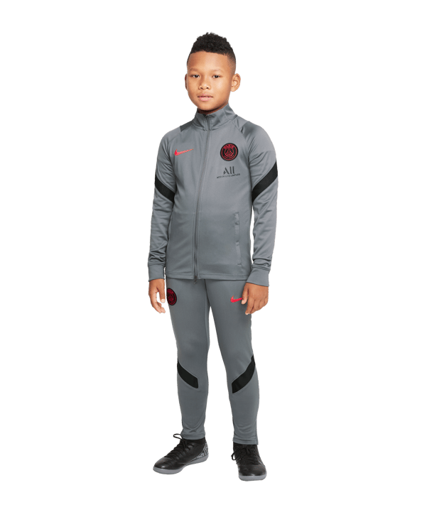 Nike Paris St. Germain Trainingsanzug Kids Grau F026 - grau