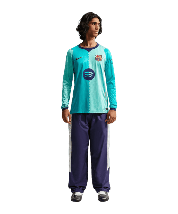 Nike FC Barcelona Trikot Langarm 3rd 2026/2027 Grün F341