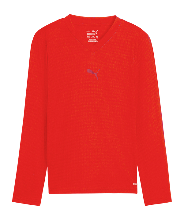 PUMA Manica Lunga Kids Rosso C001 - rosso