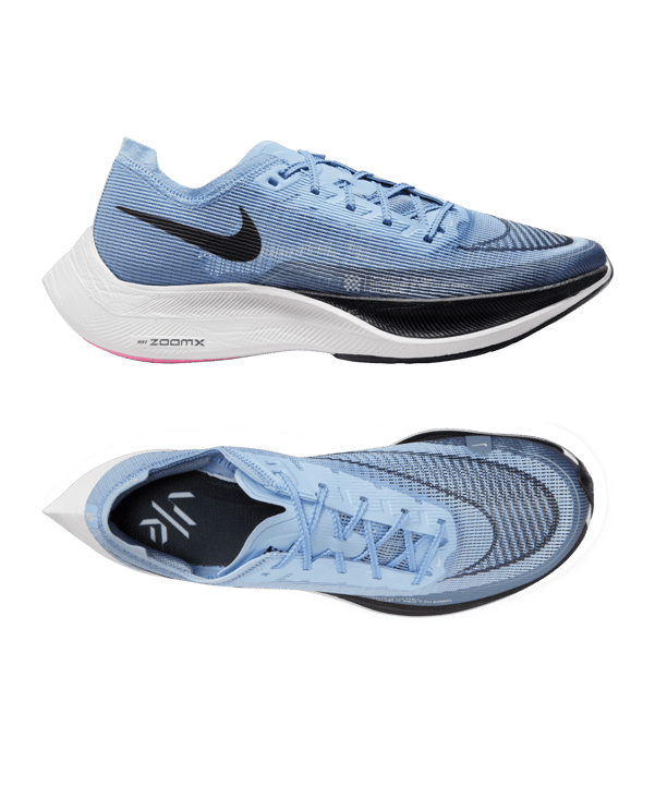 Nike ZoomX Vaporfly Next 2 Blau F401 Laufschuh - grau