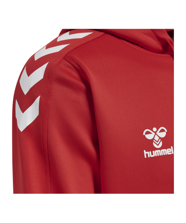 Hummel hmlCORE XK Sweat Hoody Kids Rot F3062 - rot