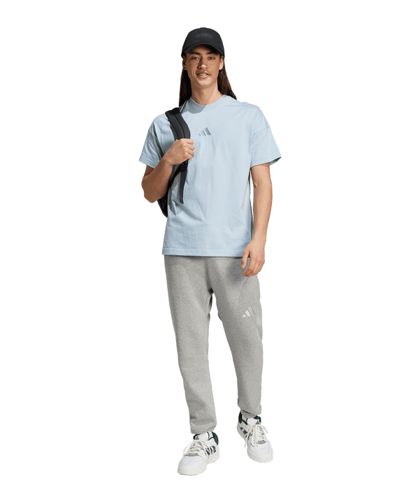 adidas SZN T-Shirt Blau - blau