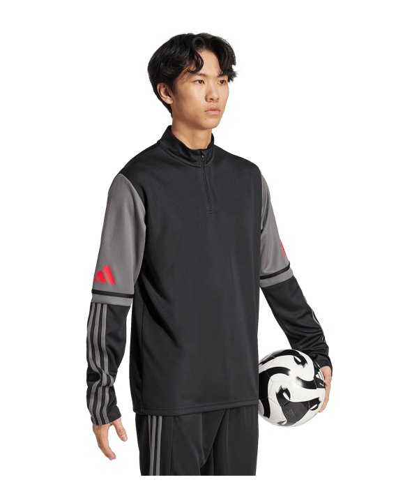 adidas Squadra 25 HalfZip Sweatshirt Schwarz - schwarz