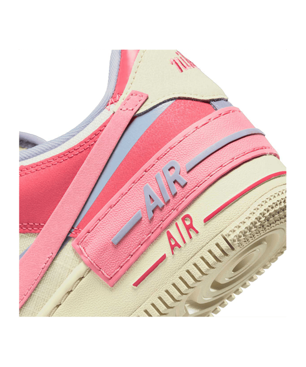 Nike Air Force 1 Shadow Damen Beige Rosa Pink F101 - beige