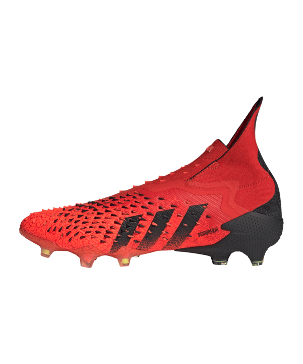 adidas Predator FREAK+ FG Meteorite Rot Schwarz - rot