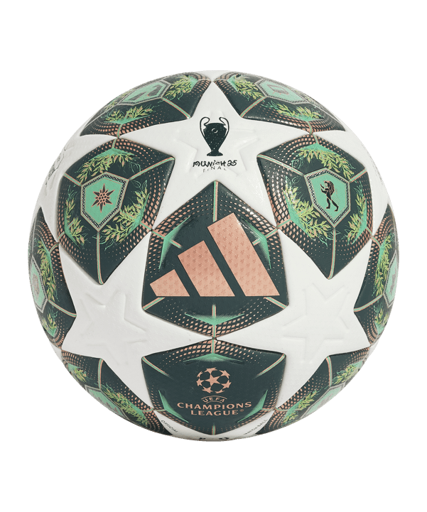 adidas UCL Final Ball München 2025 Pro Spielball Weiss Grün | Equipment