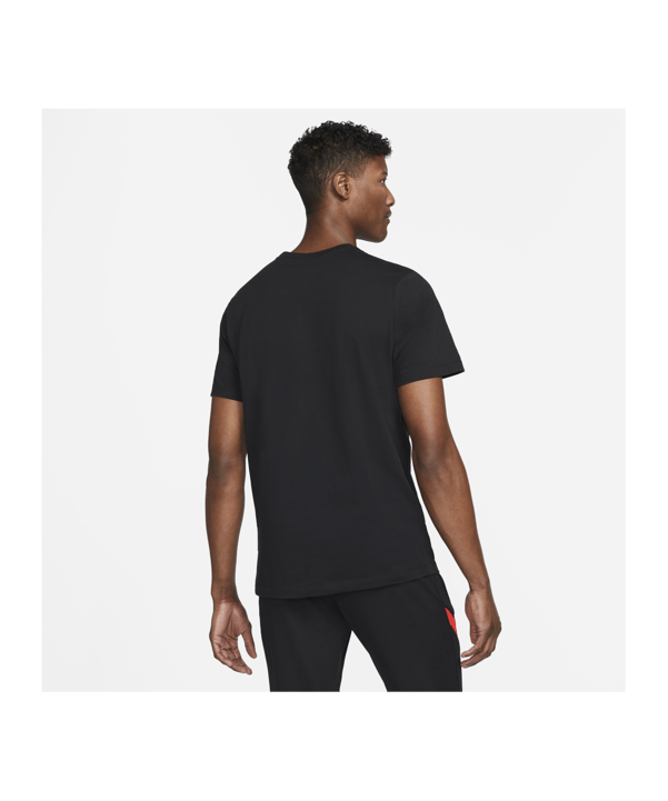 Nike FC Liverpool Crest T-Shirt Schwarz F010 - schwarz