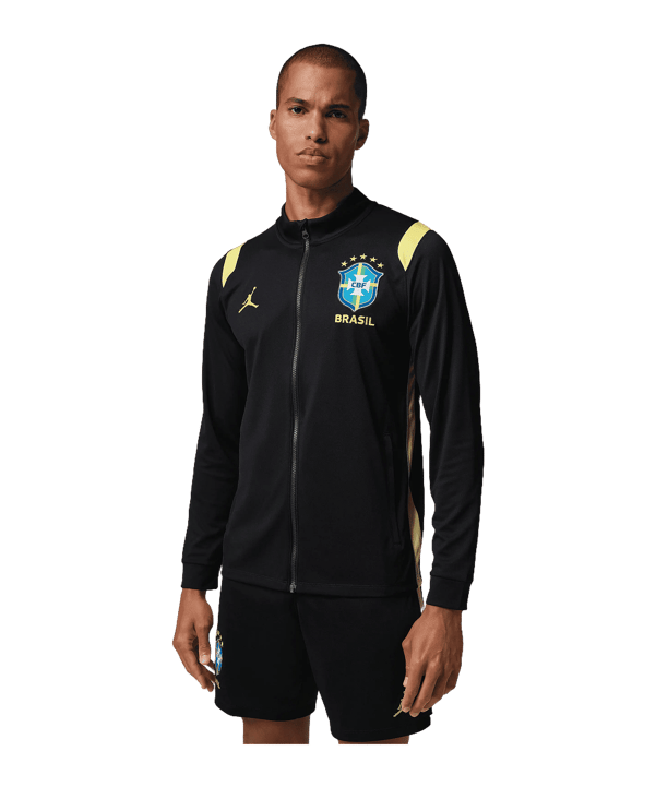 Nike CBF Brasilien Academy Pro Trainingsjacke Schwarz F010 - schwarz