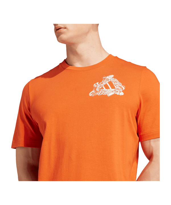 adidas Football Kicks Graphic Tee Red - rot