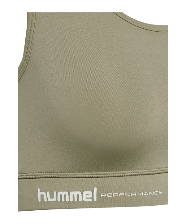 Hummel Pulse Light Support Sport-BH Damen Grün F6092 - gruen