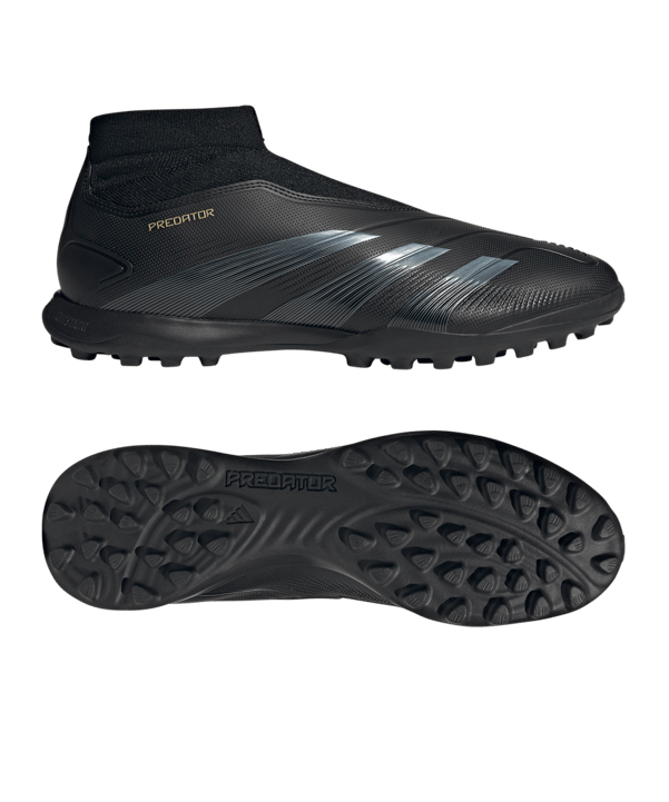 adidas Predator League LL TF Dark Spark Schwarz Grau - schwarz