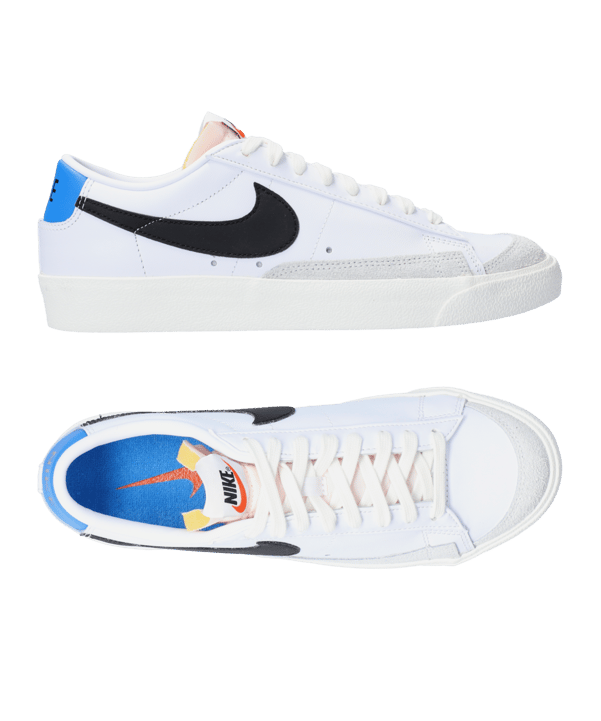 Nike Blazer Low Vintage 77 Weiss Schwarz F108 - weiss