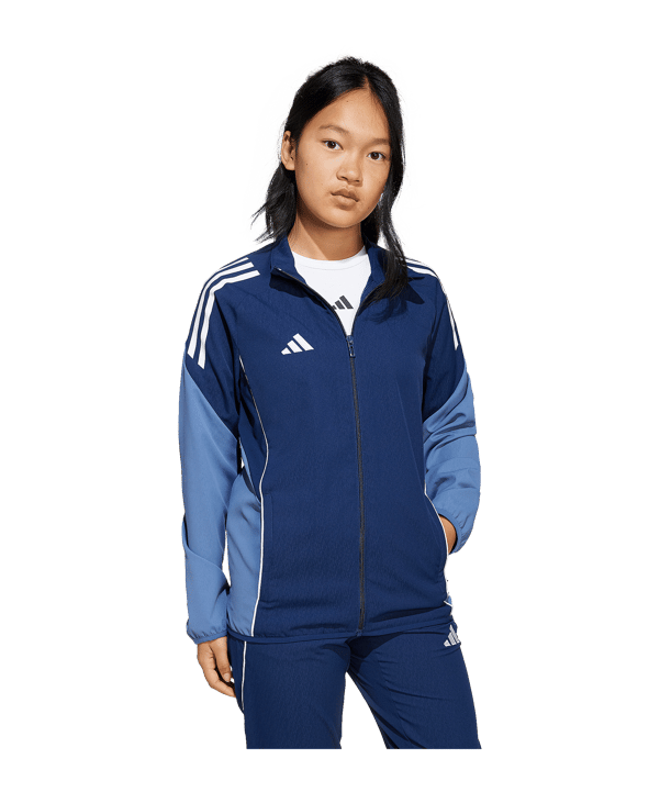 adidas Tiro 25 Competition Präsentationsjacke Kids Blau - blau
