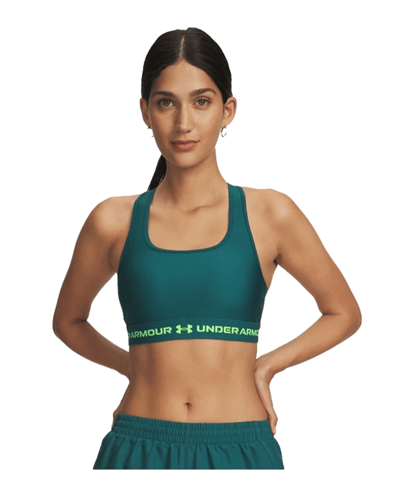 Under Armour Crossback Mid Brassière de sport Femmes Vert C338 - vert