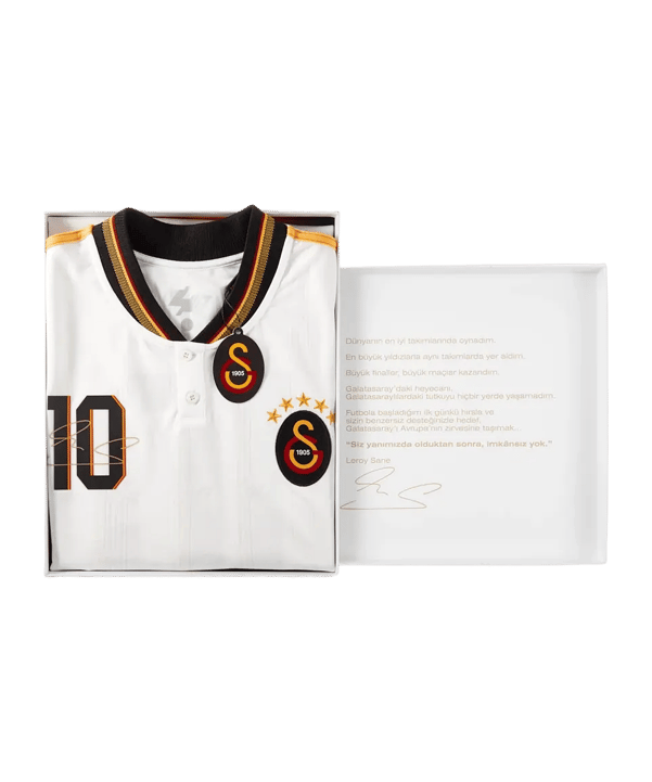 Galatasaray Istanbul Leroy Sane DFC Box T-Shirt Weiß