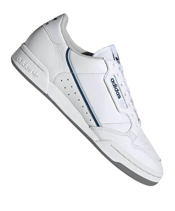 adidas Originals Continental 80 Sneaker Weiss Blau - weiss