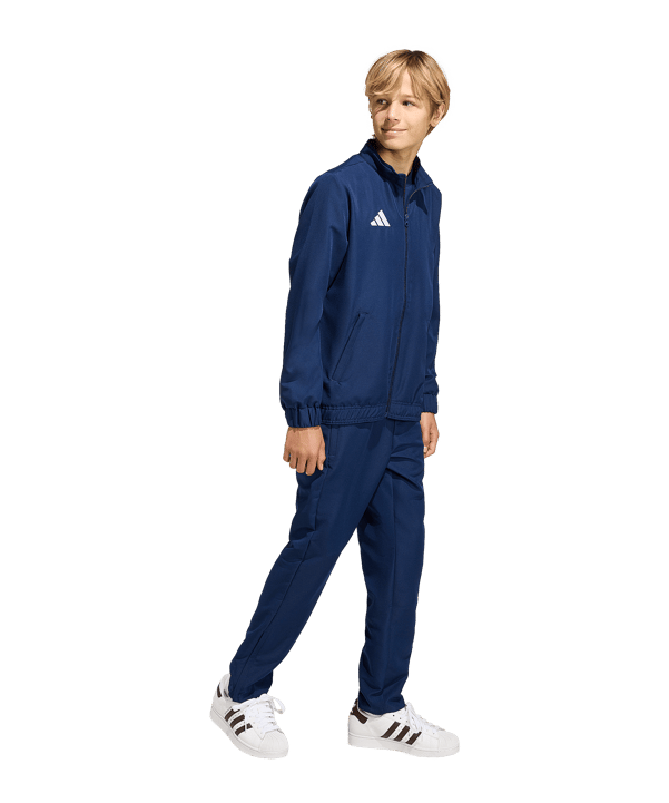 adidas Entrada 26 Präsentationshose Kids Dunkelblau - weiss