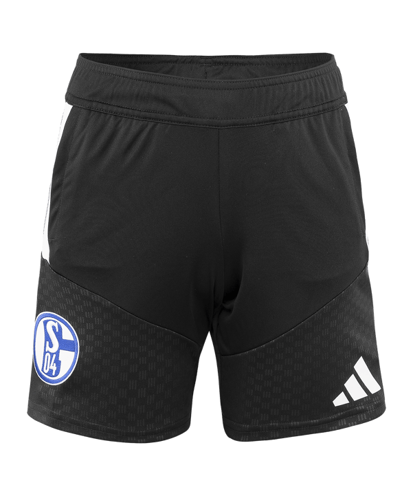 adidas FC Schalke 04 Team Training Short Kids Schwarz - schwarz