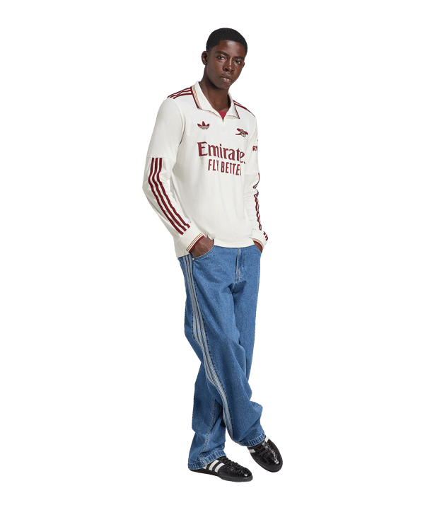 adidas FC Arsenal London Trikot langarm 3rd 2025/2026 Weiß - weiss